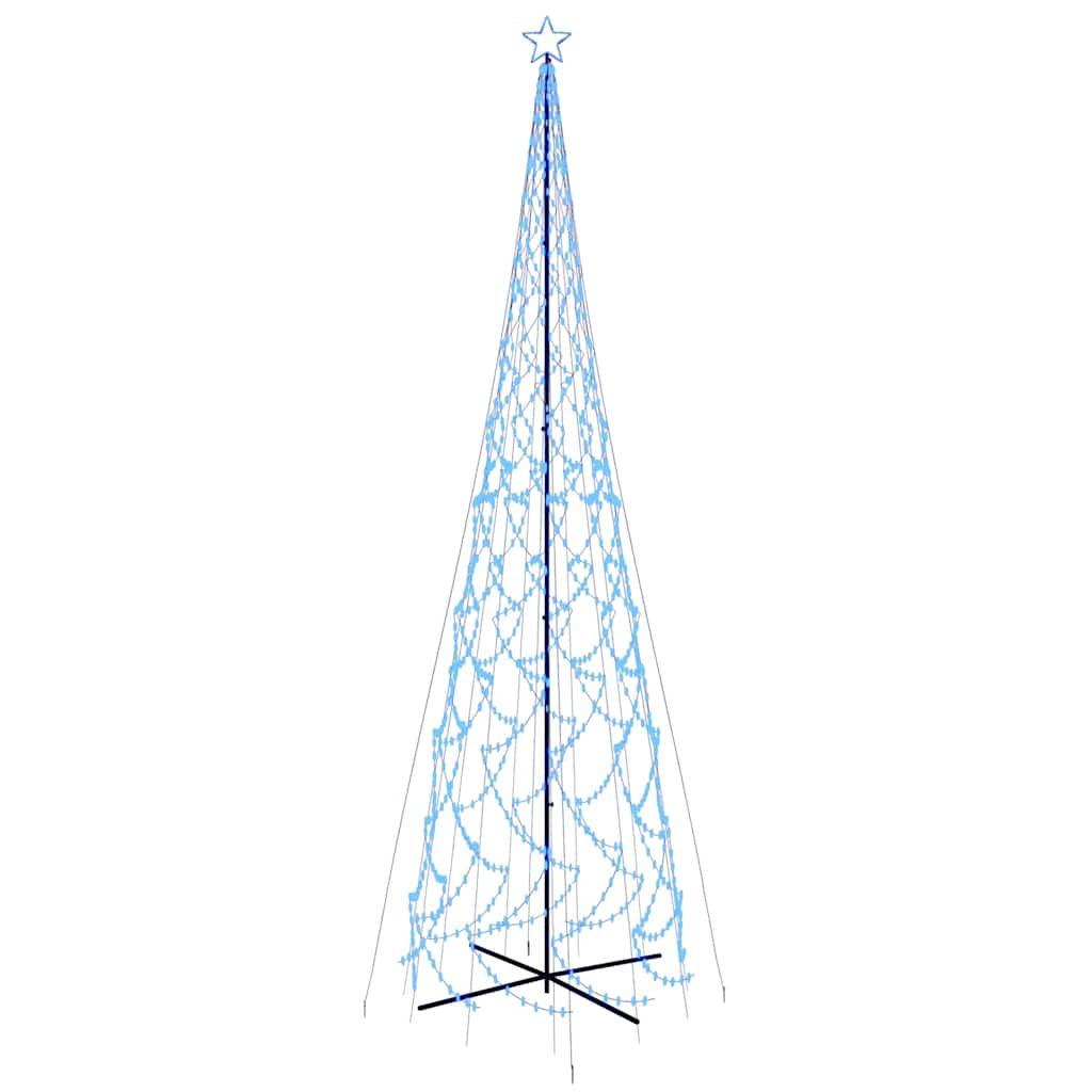 Albero Di Natale A Cono Blu 3000 Led 230x800 cm