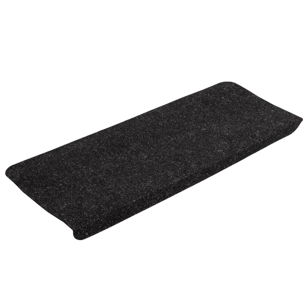 Tappetini Autoadesivi Per Scale 15 Pz 65x24,5x3,5 Cm Antracite
