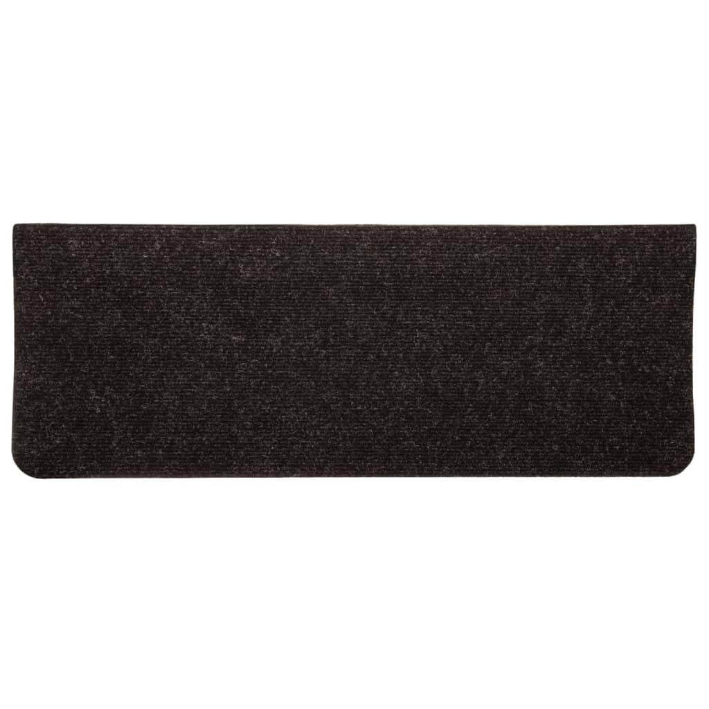 Tappetini Autoadesivi Per Scale 15 Pz 65x24,5x3,5 Cm Antracite - Image 3