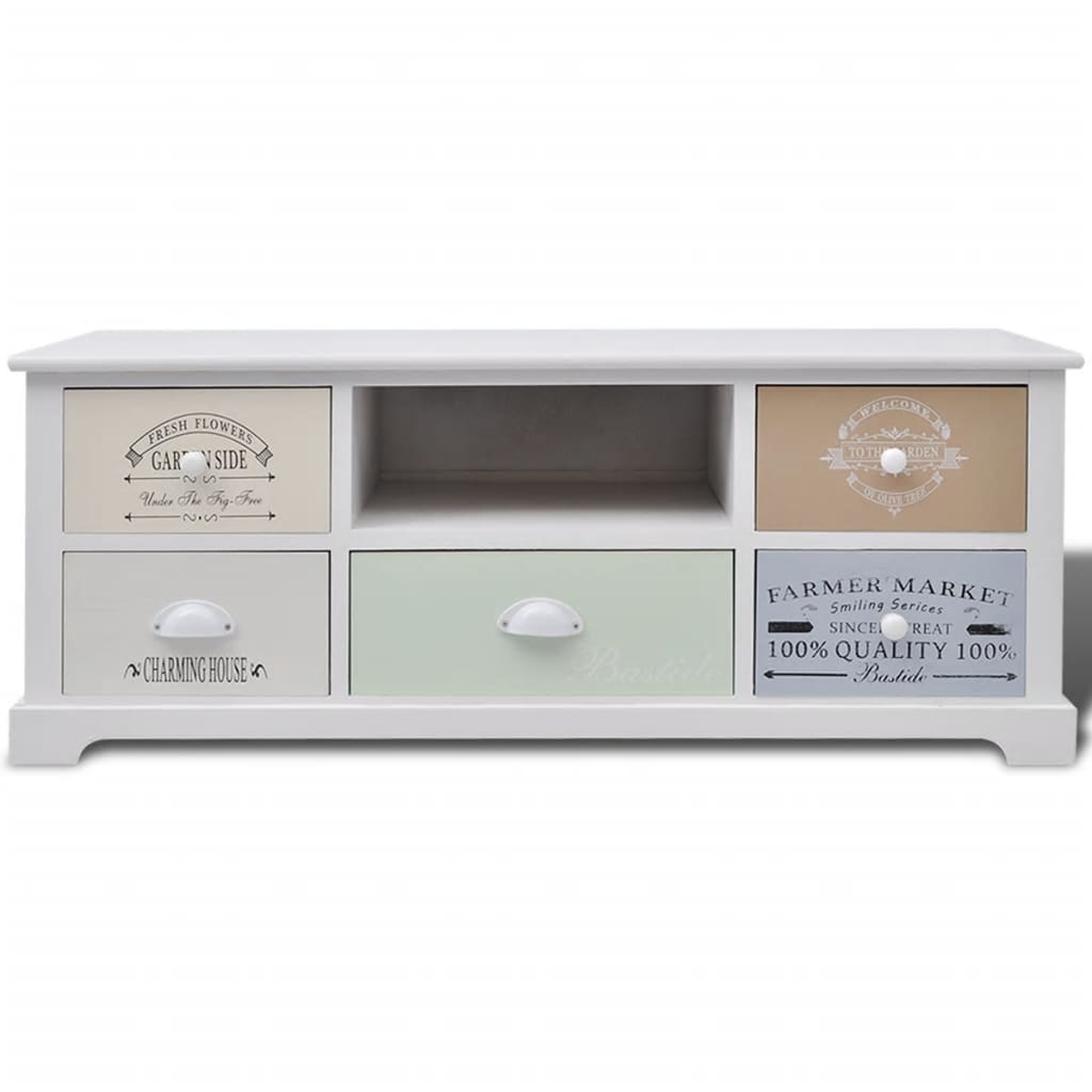 Mobile Porta Tv In Stile Francese In Legno - Image 2