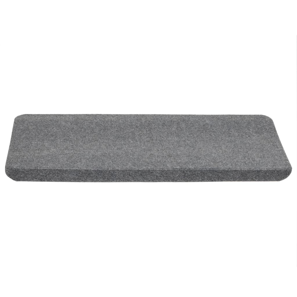 Tappetini Autoadesivi Per Scale 15 Pz 65x24,5x3,5 Cm Grigio - Image 5