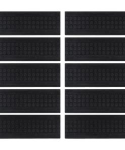 Tappetino Per Scale 10 Pz 25x75 Cm In Gomma
