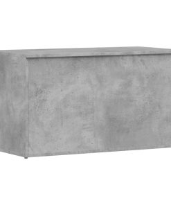 Cassapanca Grigio Cemento 84x42x46 Cm In Legno Ingegnerizzato