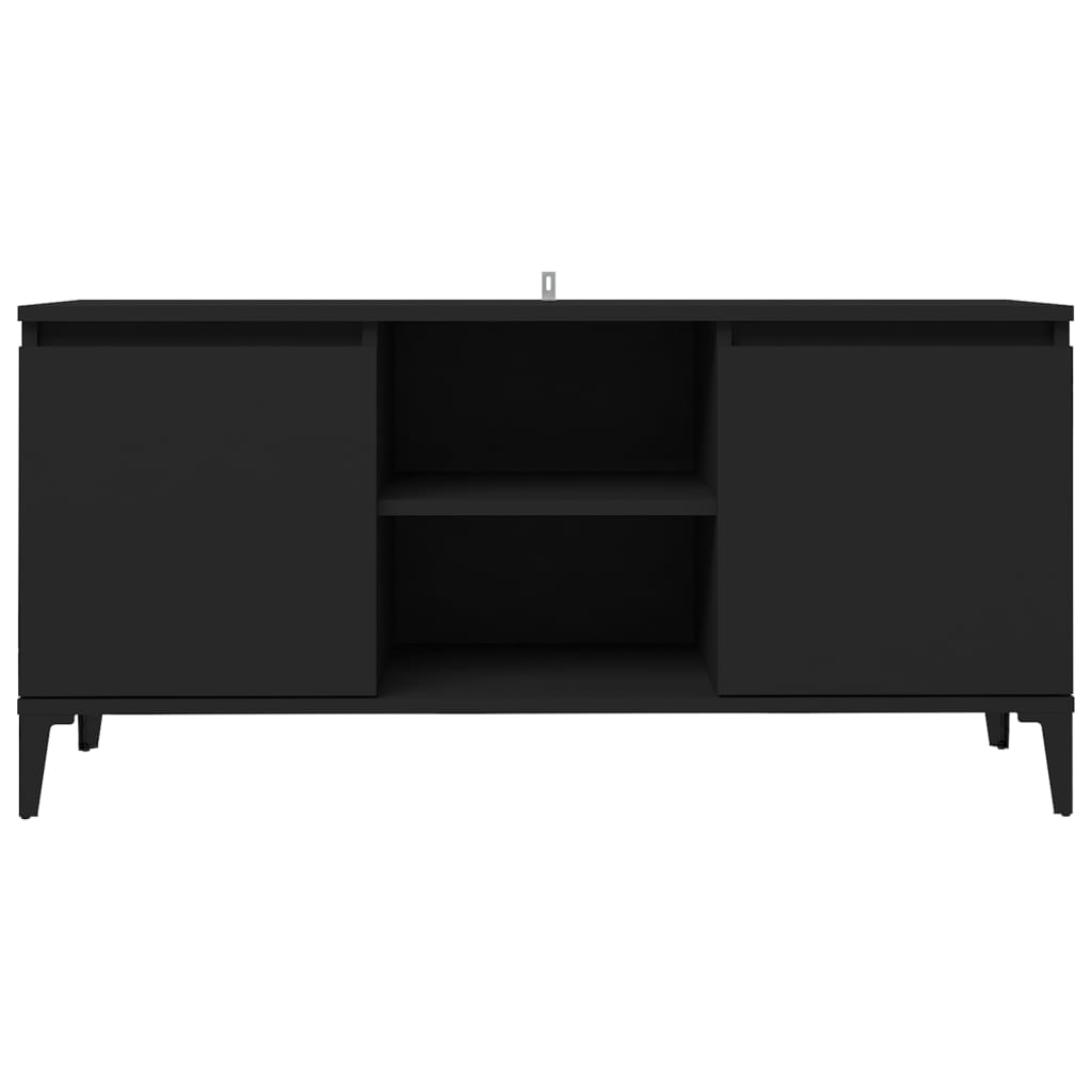 Mobile Tv Con Gambe In Metallo Nero 103,5x30x50 cm - Image 3