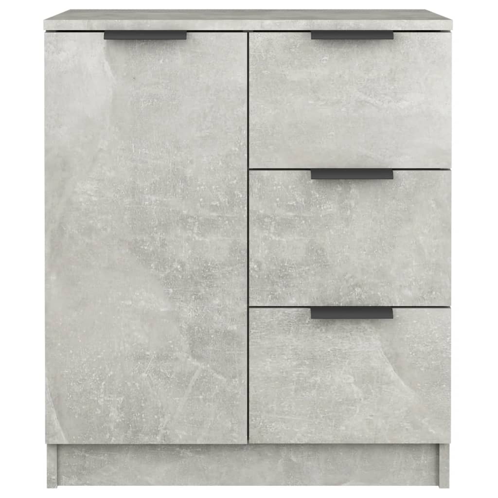 Credenza Grigio Cemento 60x30x70 Cm In Legno Multistrato
