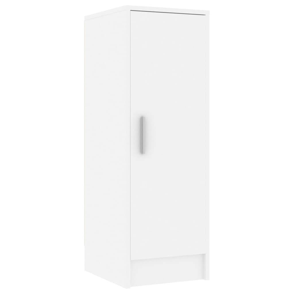 Scarpiera Bianca 32x35x92 Cm In Truciolato