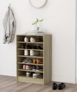 Scarpiera Rovere Sonoma 60x35x92 Cm In Truciolato