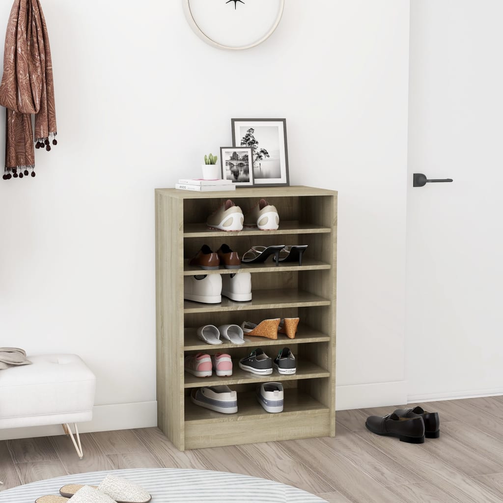 Scarpiera Rovere Sonoma 60x35x92 Cm In Truciolato - Image 6
