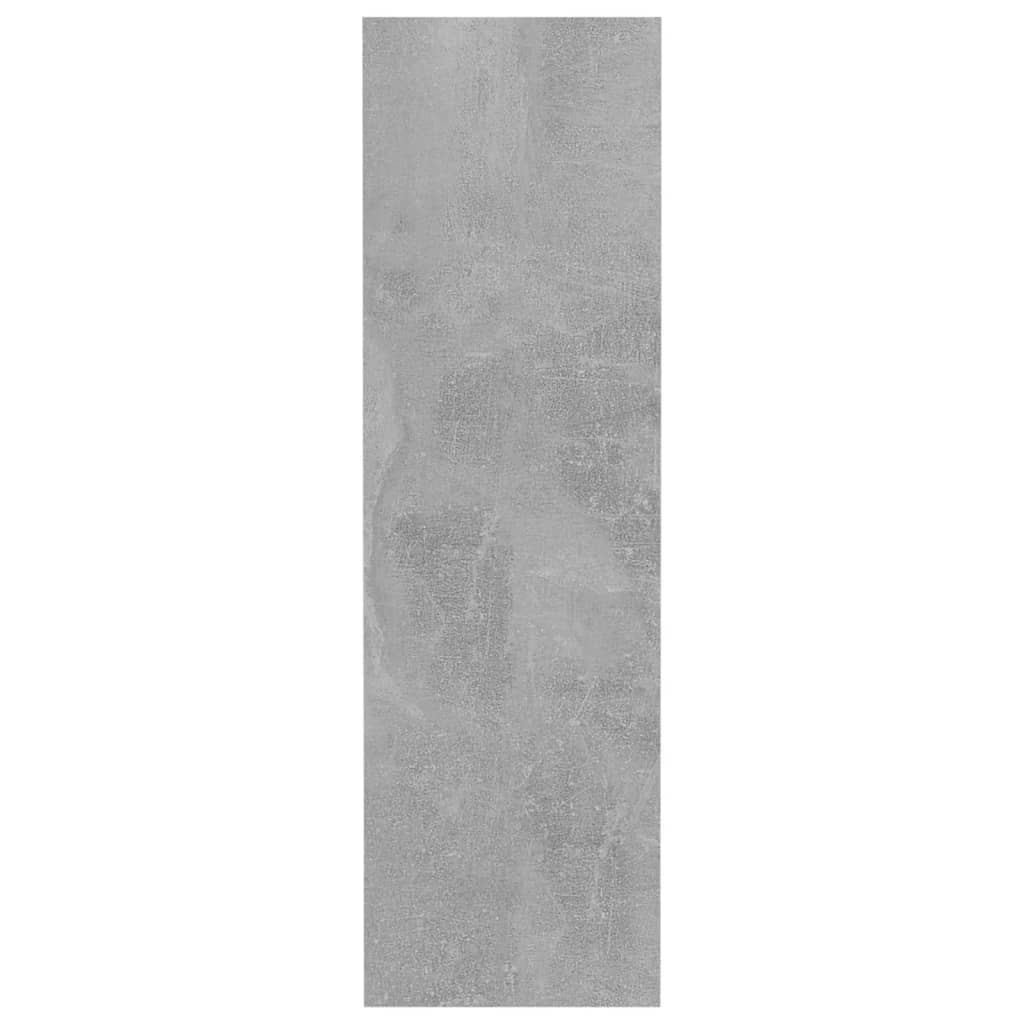 Scarpiera A Muro Grigio Cemento 80x18x60cm In Legno Multistrato - Image 2