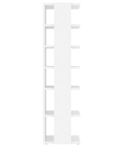 Scarpiera Bianca 27,5x27x102 Cm In Legno Multistrato