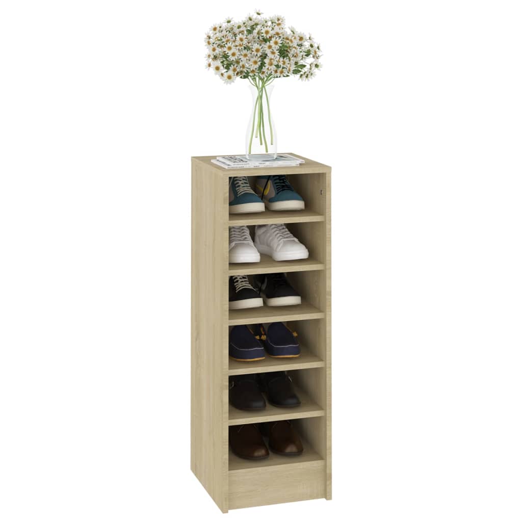 Scarpiera Rovere Sonoma 31,5x35x90 Cm In Truciolato - Image 4