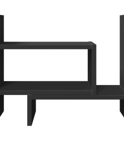Organizer Da Scrivania Nero 38,5x17x39 Cm In Legno Multistrato