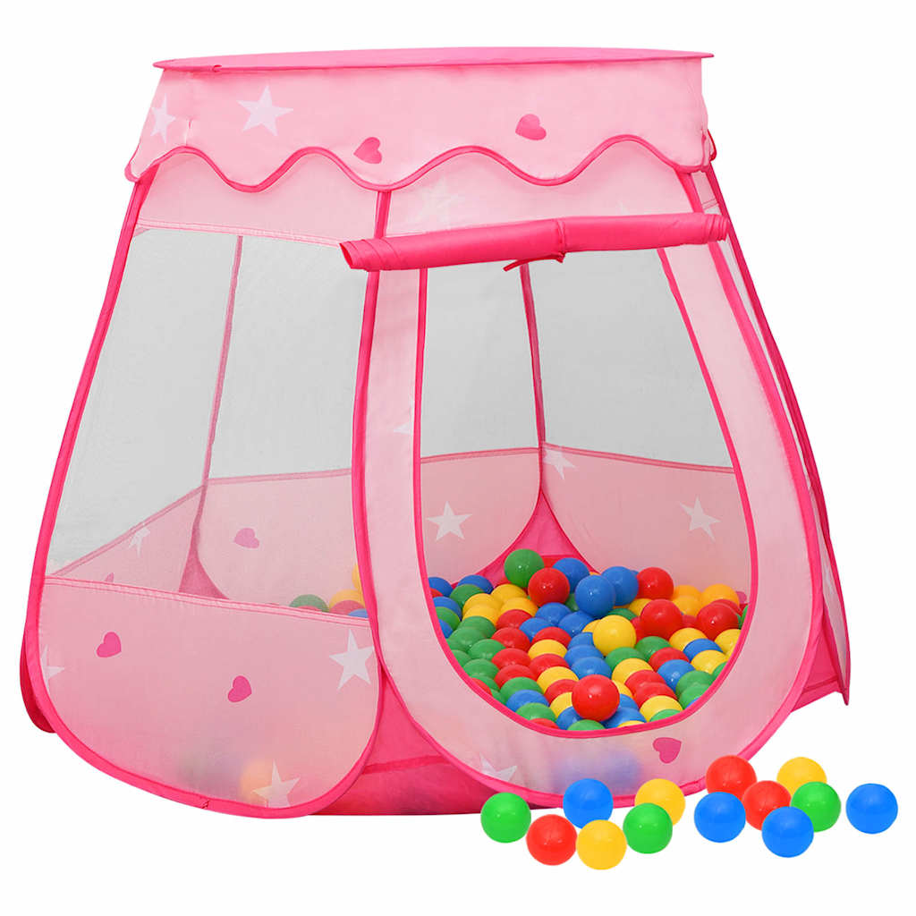 Tenda Da Gioco Per Bambini Rosa 102x102x82 cm - Image 3