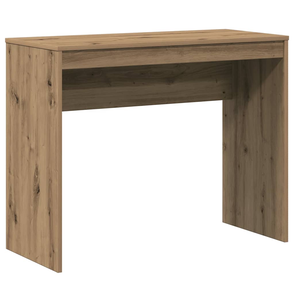Scrivania Rovere Artigianale 90x40x72 Cm In Legno Multistrato - Image 6