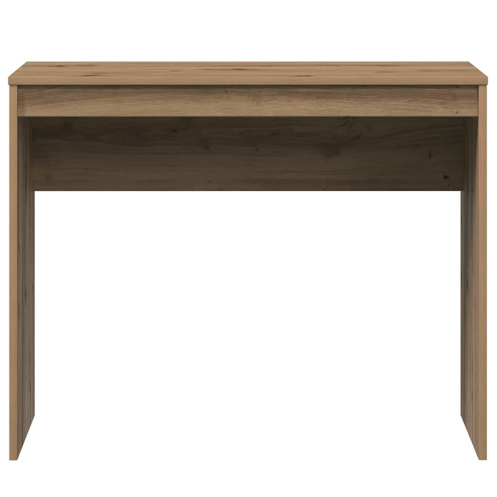 Scrivania Rovere Artigianale 90x40x72 Cm In Legno Multistrato - Image 2