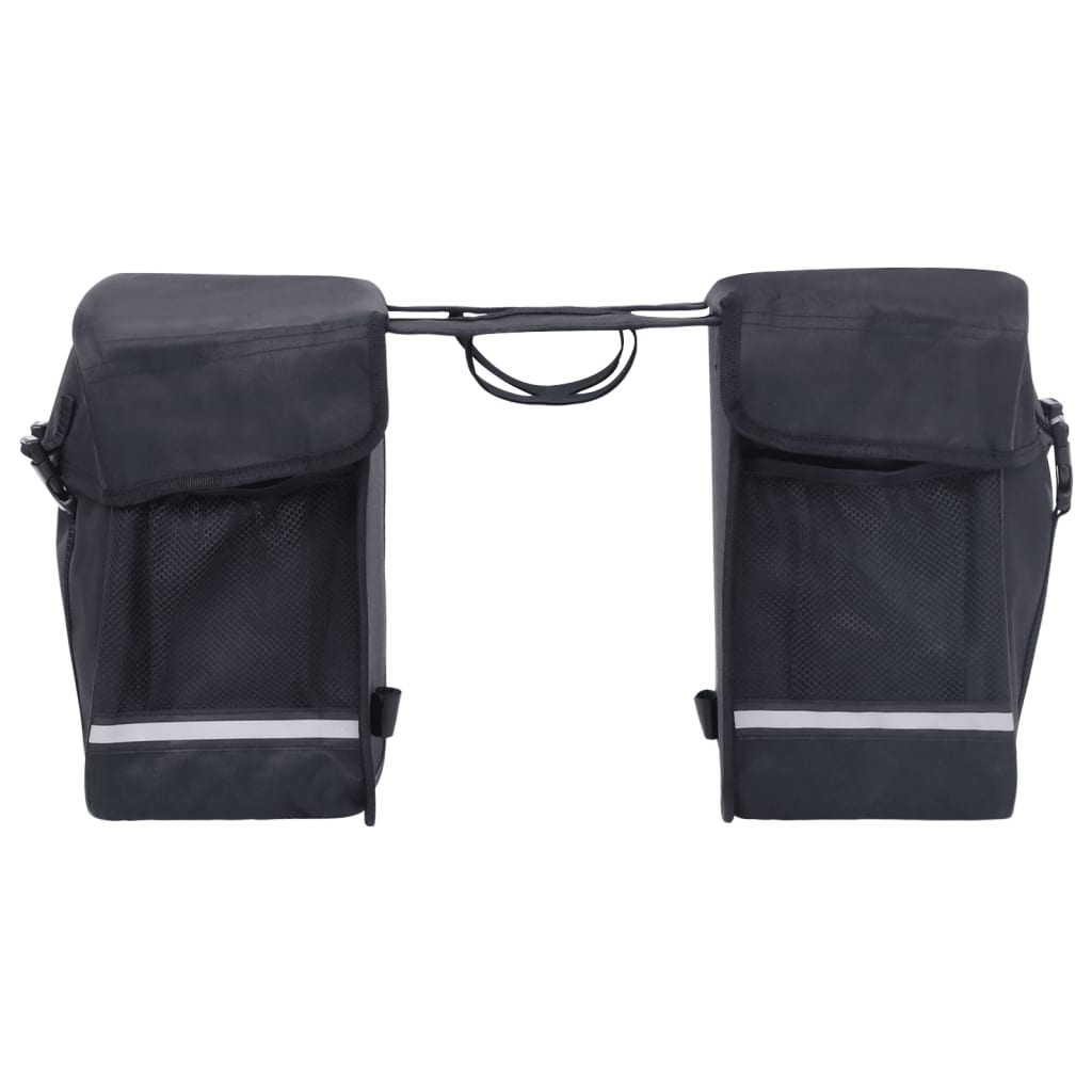 Borsa Doppia Bicicletta Impermeabile Per Portapacchi 35 L Nero