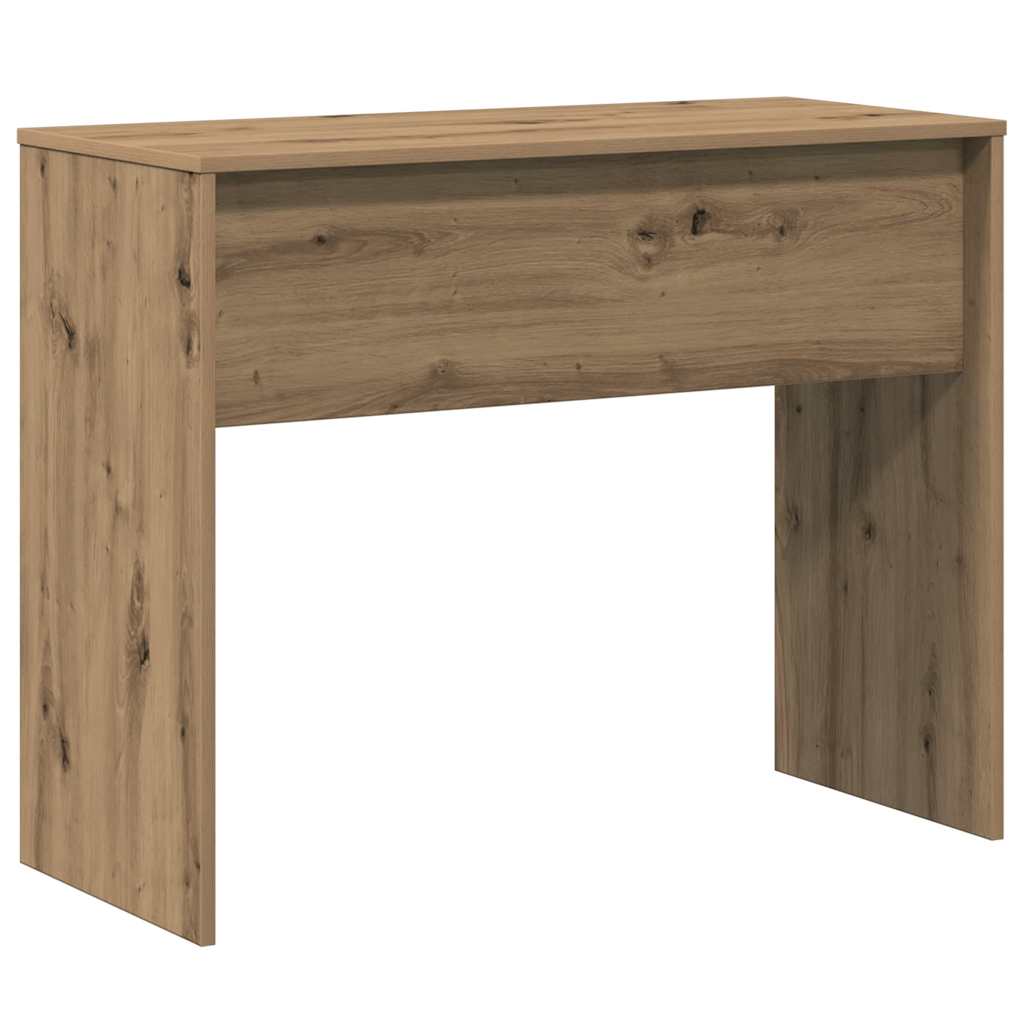 Scrivania Rovere Artigianale 90x40x72 Cm In Legno Multistrato - Image 4