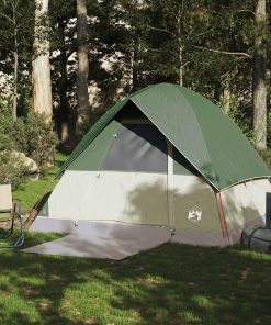 Tenda Da Campeggio A Cupola Per 4 Persone Verde Impermeabile