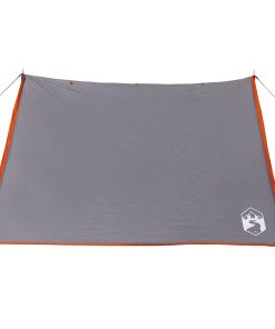 Tenda Da Campeggio 2 Persone Grigio E Arancione Impermeabile