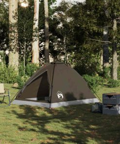 Tenda Da Campeggio A Cupola Per 2 Persone Marrone Impermeabile