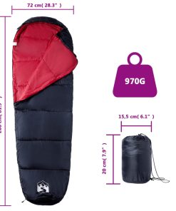 Sacco A Pelo Mummia Da Campeggio Per Adulti 3 Stagioni