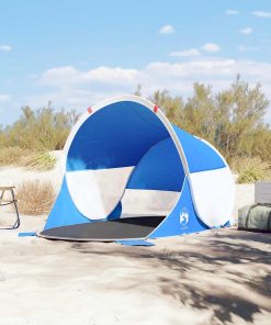 Tenda Da Spiaggia PoP-Up Azzurra Impermeabile