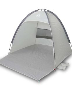 Tenda Da Spiaggia 3 Persone Grigia Impermeabile