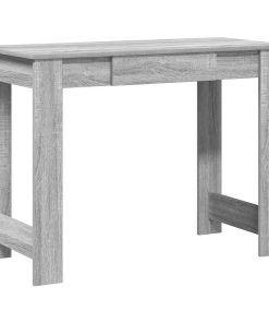 Scrivania Grigio Sonoma 100x45x75 Cm In Legno Multistrato