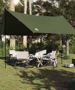 Telone Da Campeggio Verde Oliva 462x306x211 Cm Impermeabile