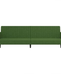 Divano Letto A 2 Posti Verde Scuro In Velluto