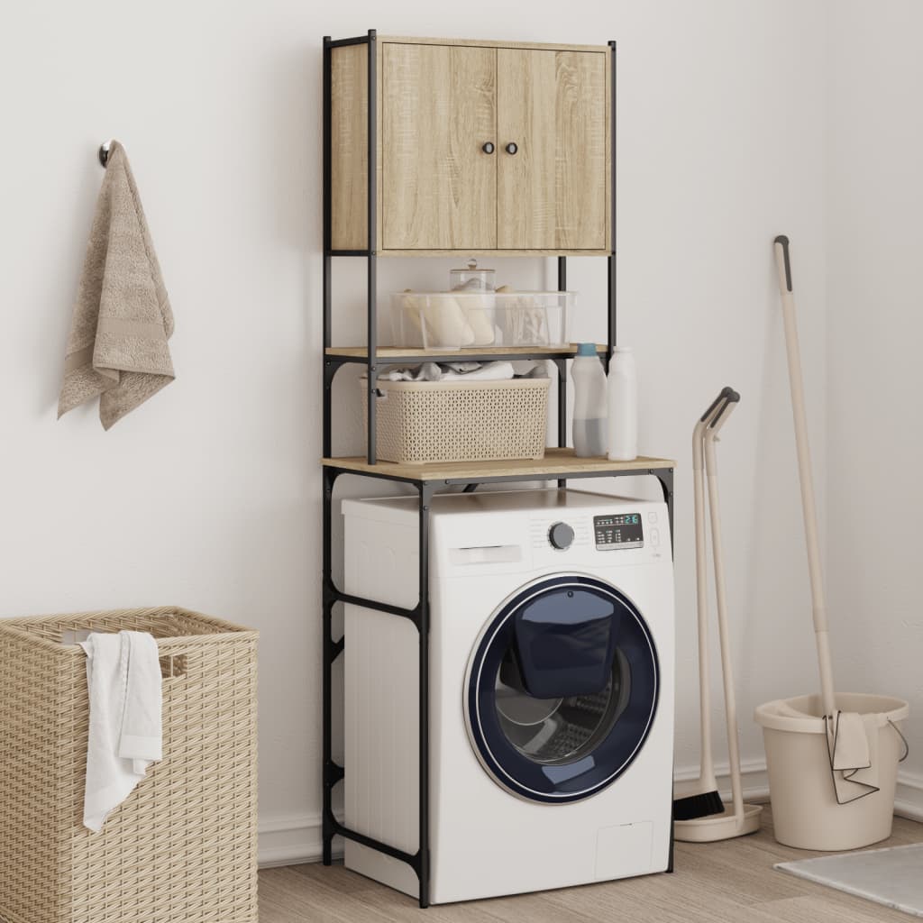 Mobile Per Lavatrice Rovere Sonoma 68x48,5x194 cm