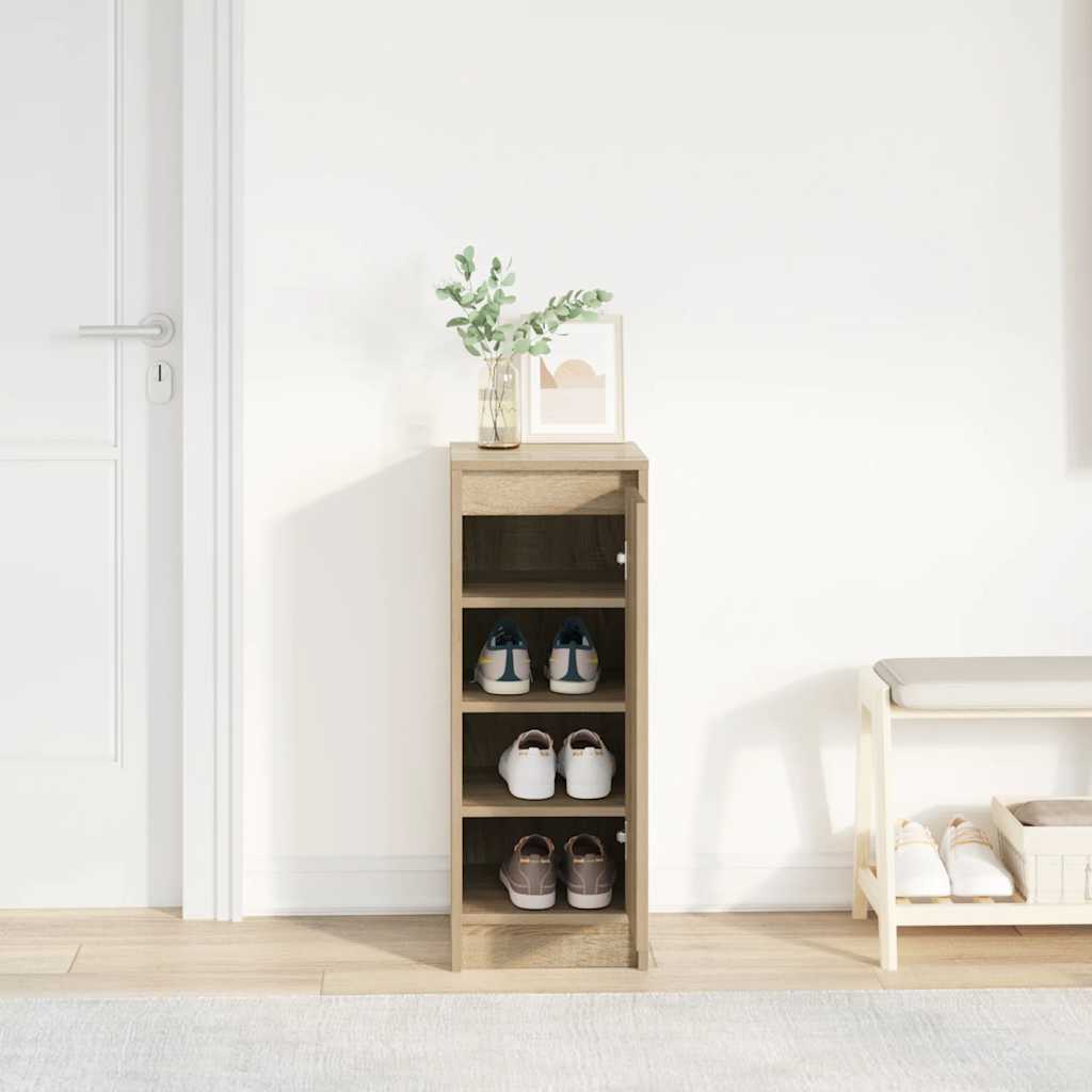 Scarpiera Rovere Sonoma 29,5x34x76 Cm In Legno Multistrato - Image 6
