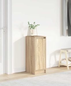 Scarpiera Rovere Sonoma 29,5x34x76 Cm In Legno Multistrato