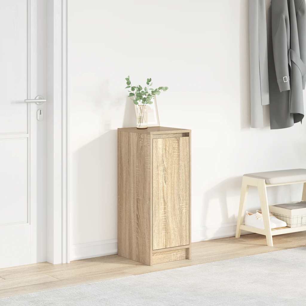 Scarpiera Rovere Sonoma 29,5x34x76 Cm In Legno Multistrato