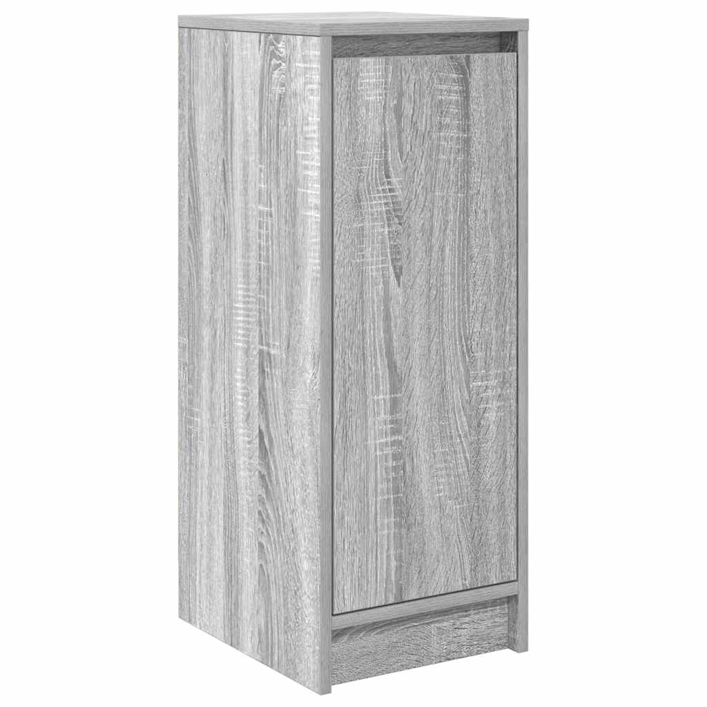 Scarpiera Grigio Sonoma 29,5x34x76 Cm In Legno Multistrato