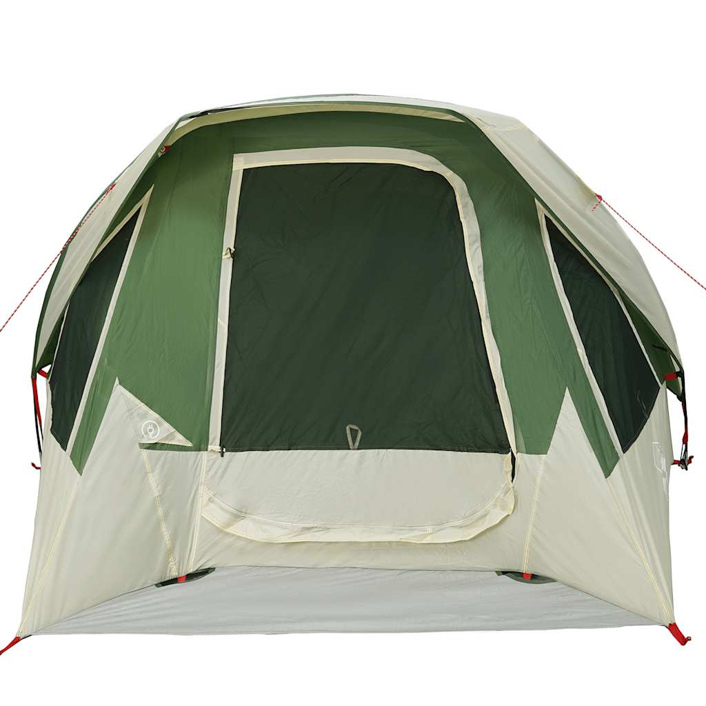 Tenda Da Campeggio A Cabina Per 4 Persone Verde Impermeabile - Image 3