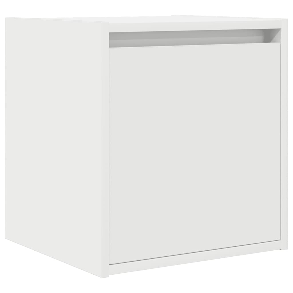 Comodino A Muro Bianco 38x34x40 cm