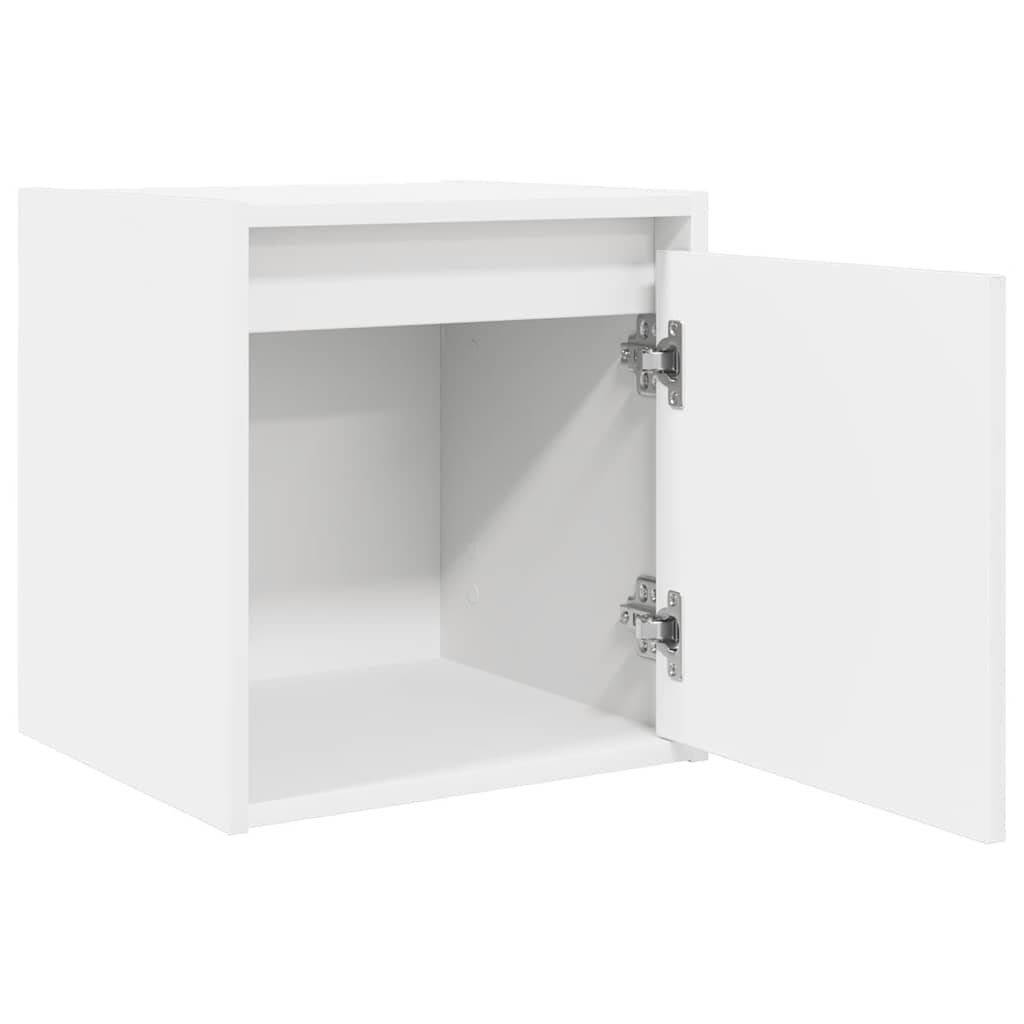 Comodino A Muro Bianco 38x34x40 cm - Image 4