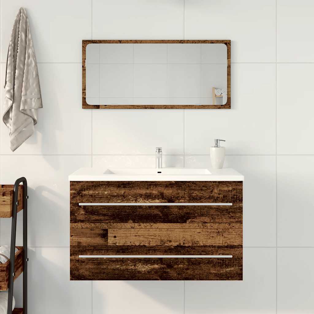 Mobile Lavabo Bagno Legno Antico 80x38,5x48cm Legno Multistrato - Image 6