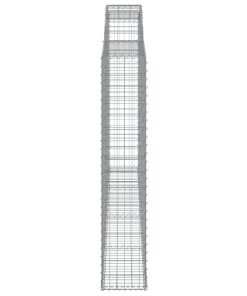 Cesto Gabbione Ad Arco 300x30x160/180 Cm Ferro Zincato
