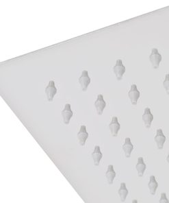 Testa Doccia A Pioggia In Acciaio Inossidabile 50x50cm Quadrata