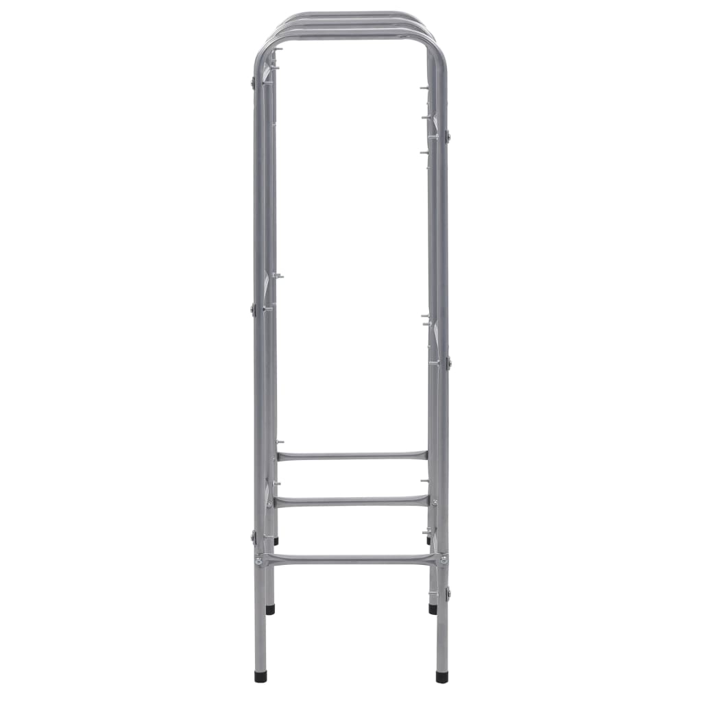 Supporto Con Ripiani Per 6 Casse Argento 96x33x116 Cm Acciaio - Image 5