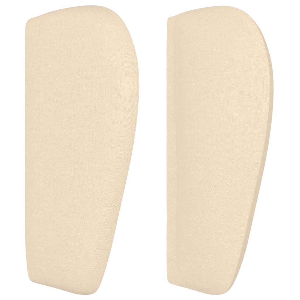 Testiera Ad Orecchio Crema 83 X 23 X 78/88 Cm In Tessuto