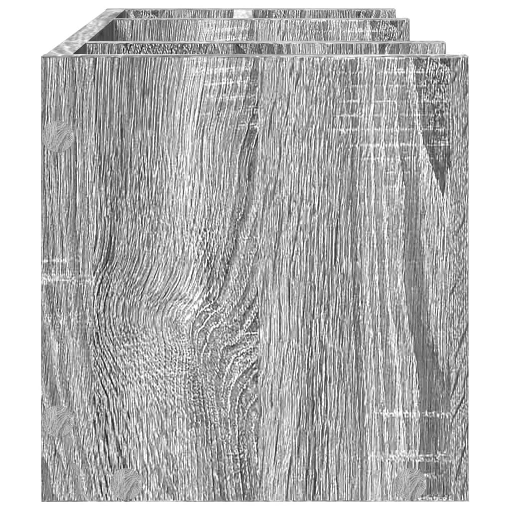 Organizer Scrivania Grigio Sonoma 44,5x24x25 Legno Multistrato - Image 3