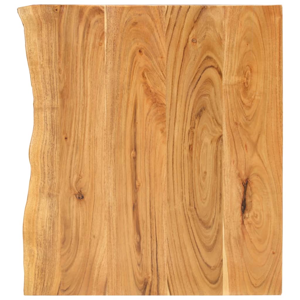 Piano Per Vanità Bagno In Massello Di Acacia 80x52x2,5 cm - Image 6