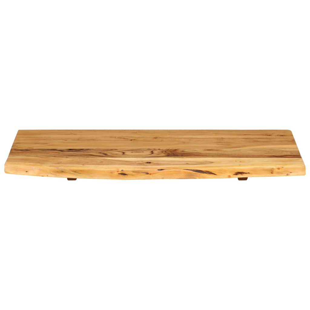 Piano Per Vanità Bagno In Massello Di Acacia 80x52x2,5 cm - Image 3