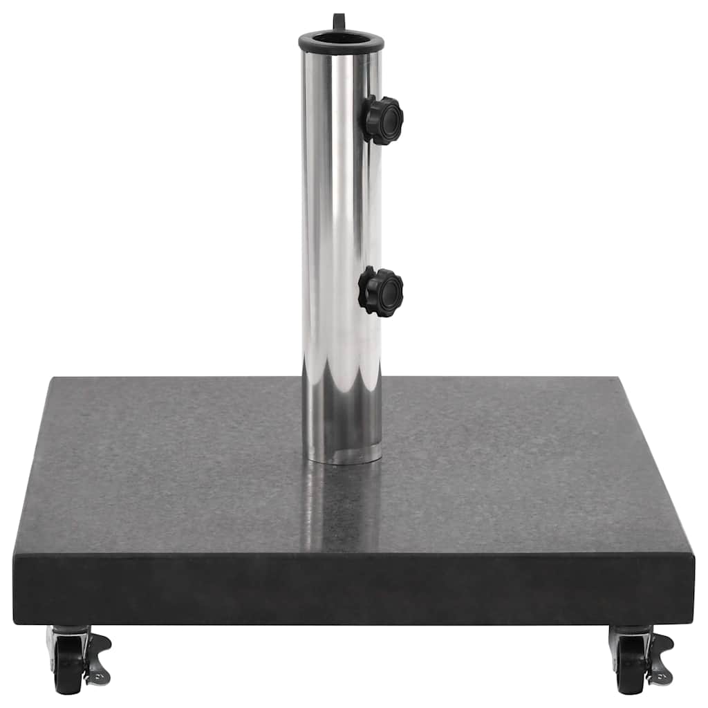 Base Per Parasole In Granito 30 Kg Quadrata Nera - Image 6