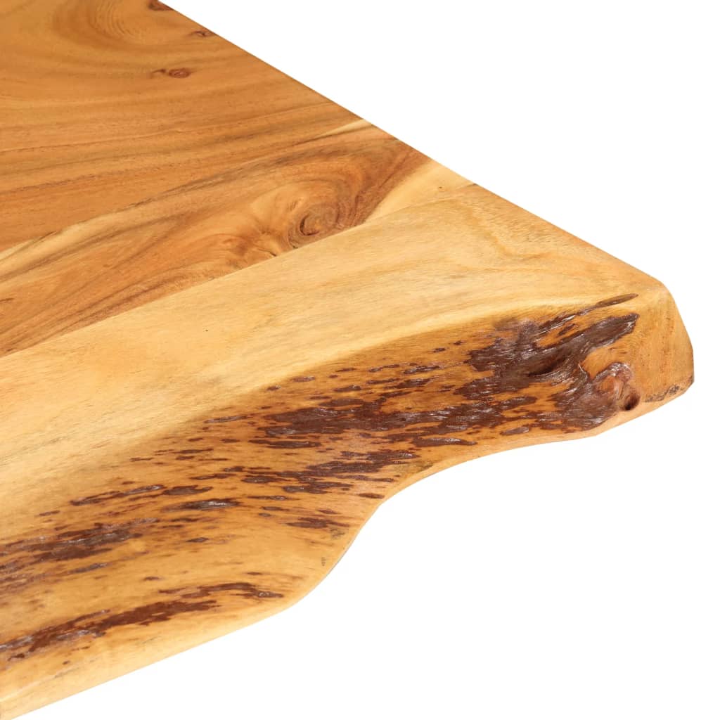 Piano Per Vanità Bagno In Massello Di Acacia 80x52x3,8 cm - Image 6