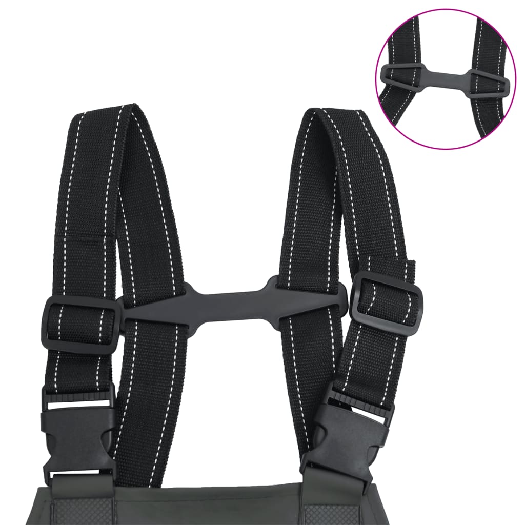 Wader Da Pesca Con Pettorina E Stivali Verde Scuro Taglia 39 - Image 3