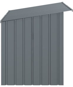 Casetta Cani Con Tetto Antracite 153x91x110 Cm Acciaio Zincato